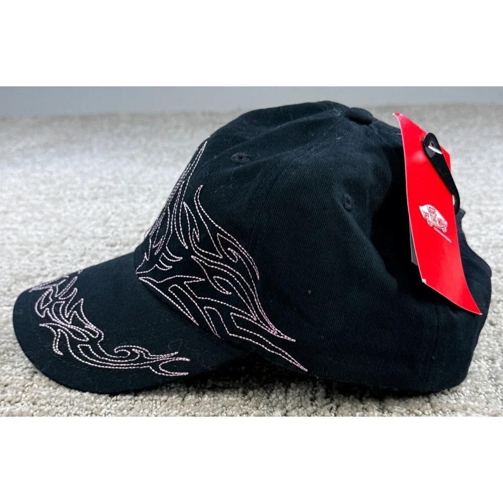 Vans Youth OSFM Skate Tribe STR Hat NWT Black Pink Tribal Embroidered Hat